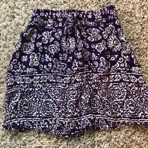 Patterned skirt